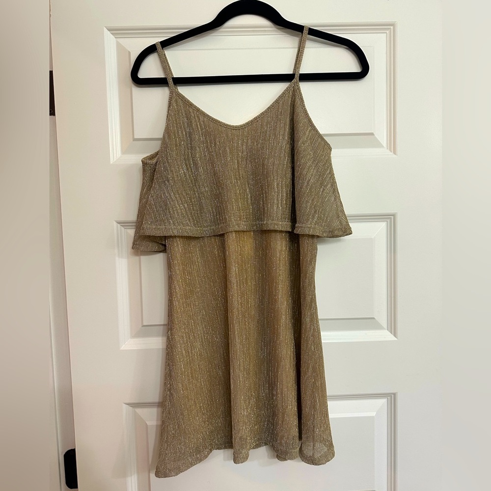 NWT 🌟Gold mini party dress! 🌟